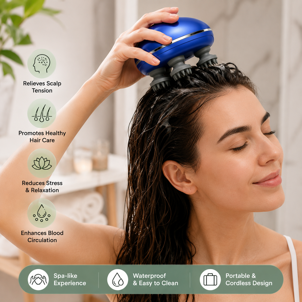 Smart Scalp Massager – Relax, Refresh & Rejuvenate